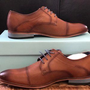 BNIB Mens Leather Dress Derby Shoes Size 9